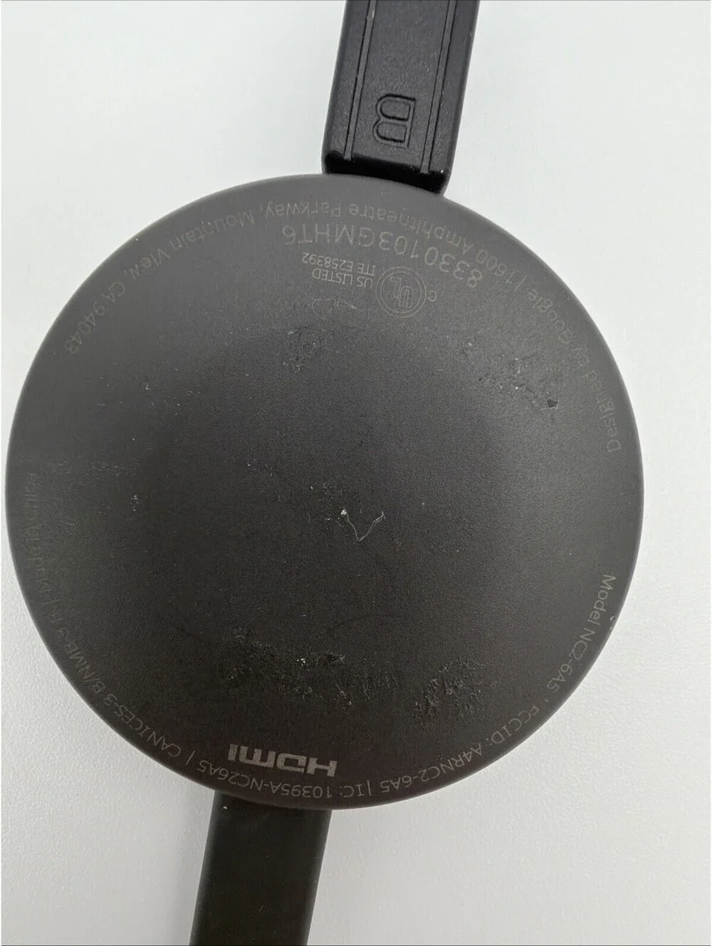 Google Chromecast 1080p HD Media Streaming Device - NC2-6A5, With Power Cord